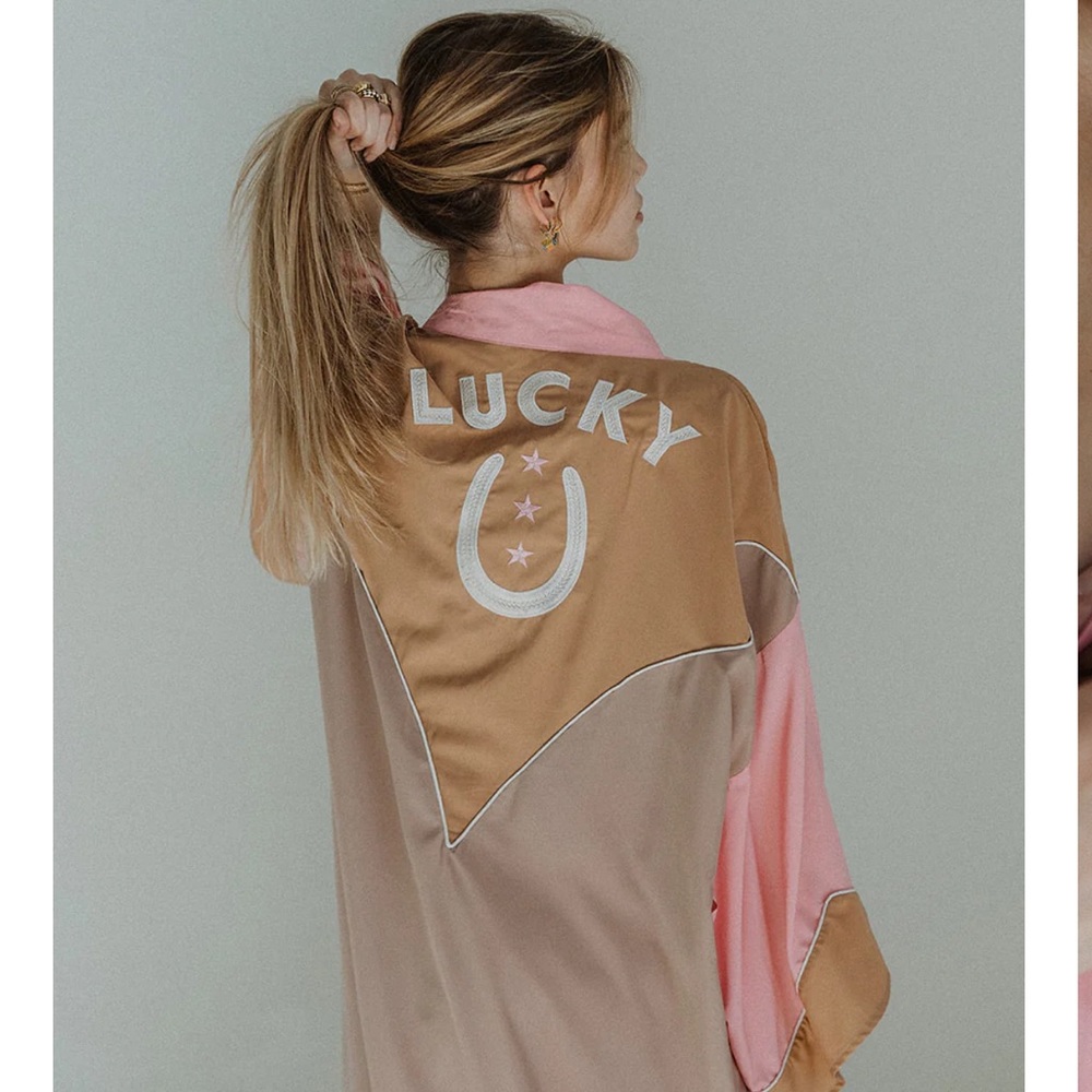 Understated Leather Lucky Open Style Robe - OS